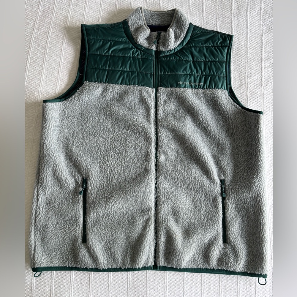 VINEYARD VINES Men’s Vest, green XXL